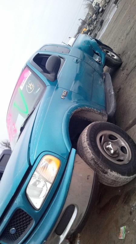 1997 Ford F150 Pickup Blue Left Door Glass OEM 22309 Used 135k Miles
