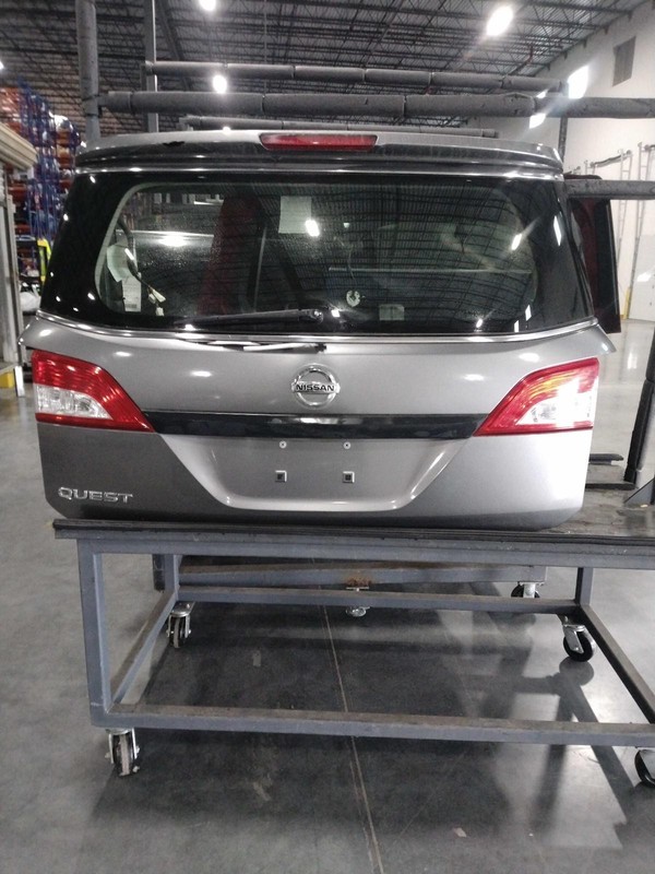 Used Deck Lid fits: 2015 Nissan Quest manual lift w/o rear view monitor Grade A
