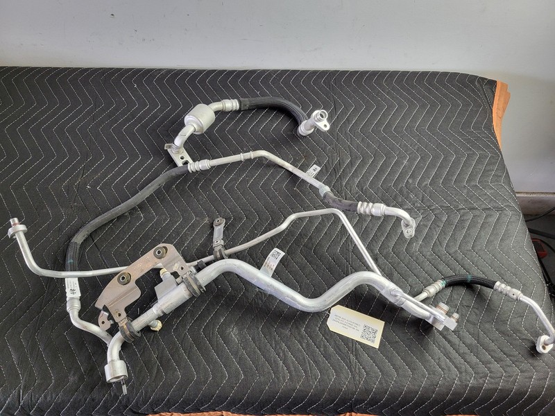 Used Oem Alfa Romeo AC Air Conditioning Hose Pipe Line SET 2.0 2018-2024 Stelvio