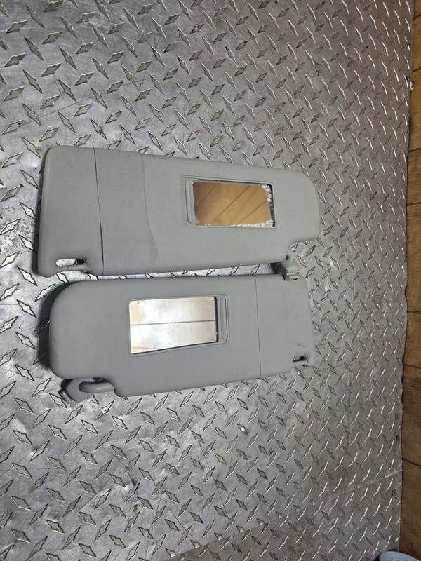 2011-2019 Volkwagen Jetta RH LH Sun Visor Set Oem Tested Gray