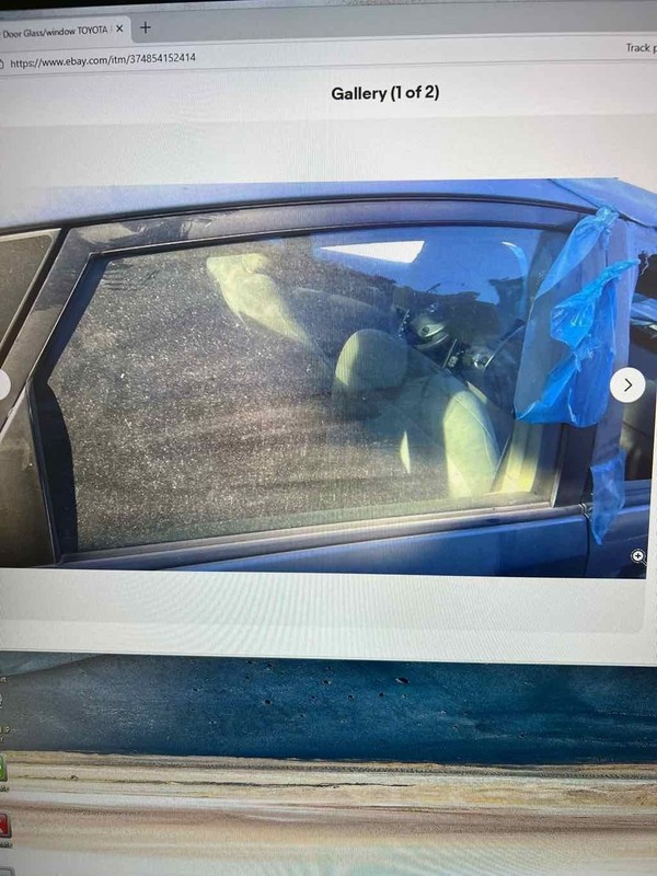 Rear Door Glass/window TOYOTA PRIUS Right 04 05 06 07 08 09