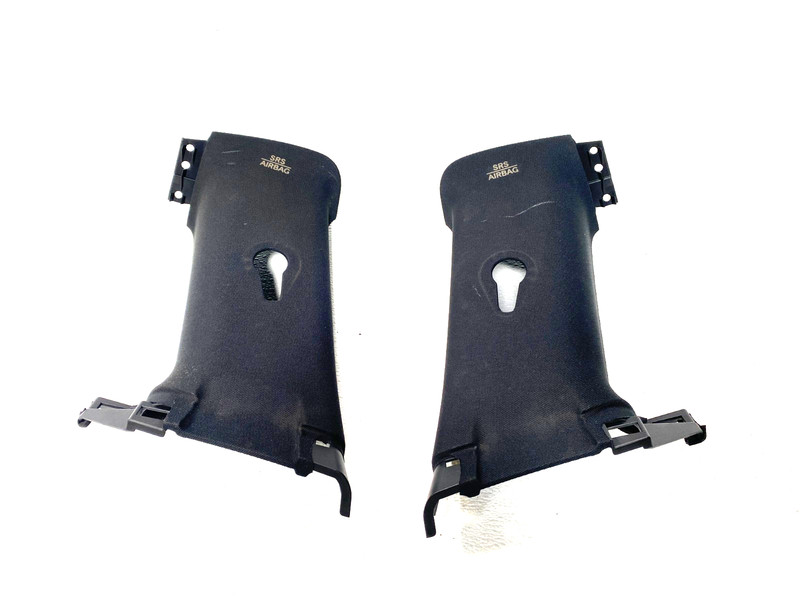 17-22 INFINITI Q60 LEFT & RIGHT B PILLAR UPPER TRIM COVER PANELS OEM #A0.34