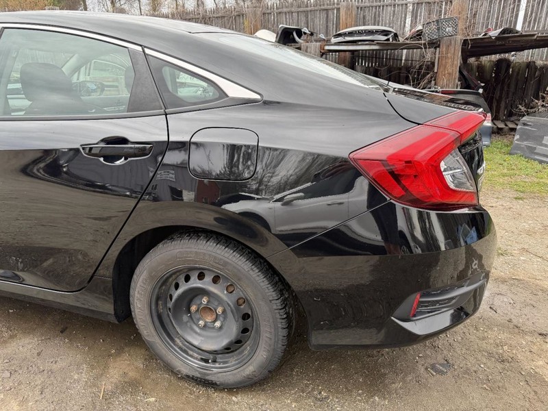 2016-2021 Honda Civic Left Driver Side Quarter Panel Black