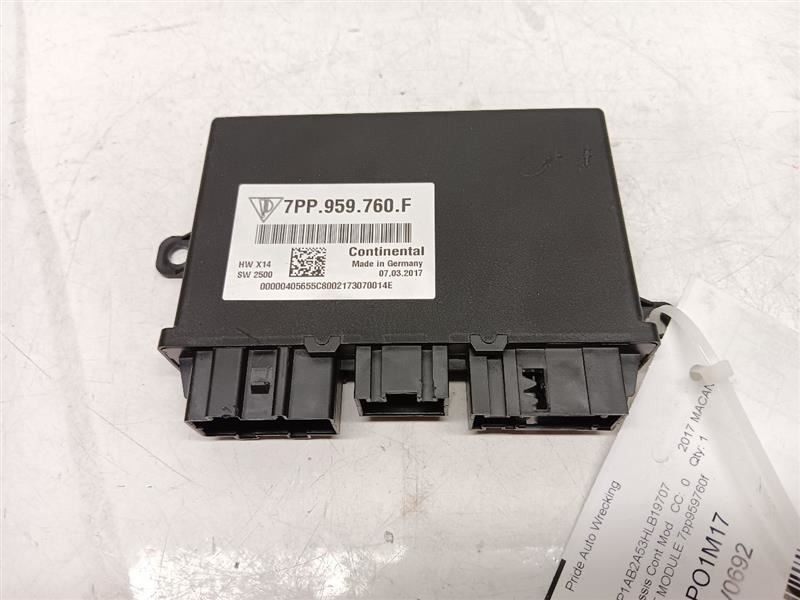 15-18 Porsche Macan Seat Module Control Unit Front 7pp959760f