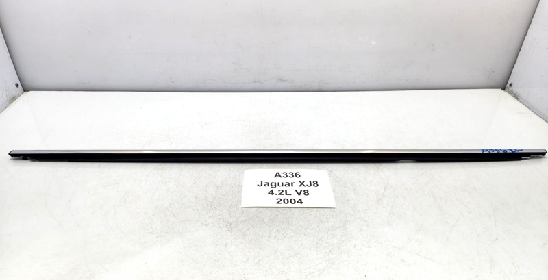 ✅ 04-09 OEM Jaguar XJ8 Rear Left Driver Side Door Belt Molding Trim Chrome