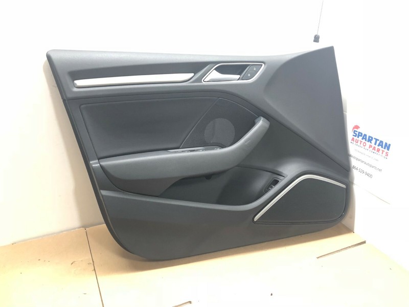 2015 -2017 AUDI S3 A3 FRONT LEFT DRIVER SIDE DOOR PANEL TRIM BLACK 15 16 17 OEM