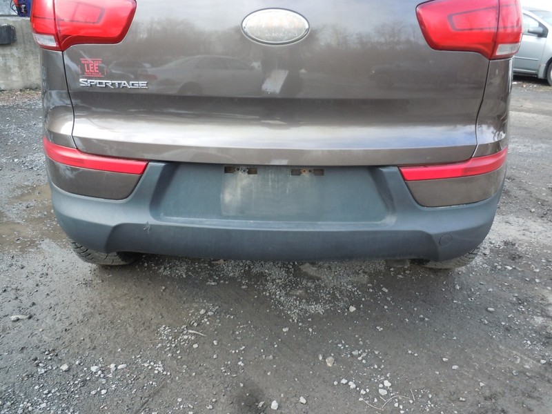 14-16 Kia Sportage 2.4L Rear Bumper Cover Single Exhaust W/O Park Assist OEM D5U