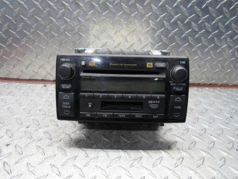 05 06 TOYOTA CAMRYRECEIVER AM FM DISC CD AUDIO CONTROL 86120-AA180