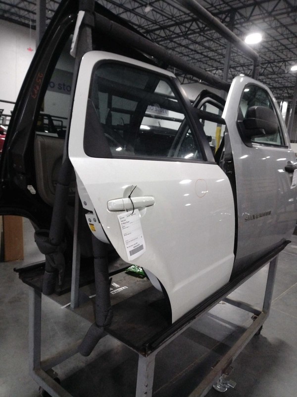 2008 Suzuki SX4 Right Rear Door White Dented 93K Miles OEM Replacement Part