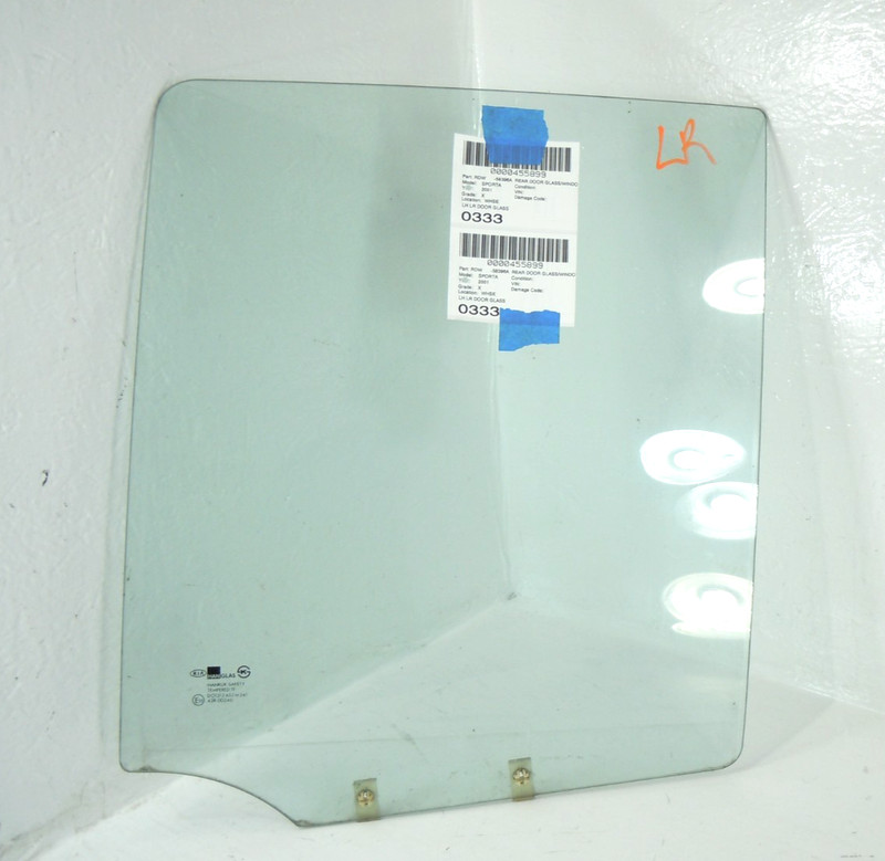 2001 2002 Kia Sportage Rear Door Window Glass Driver Left OEM
