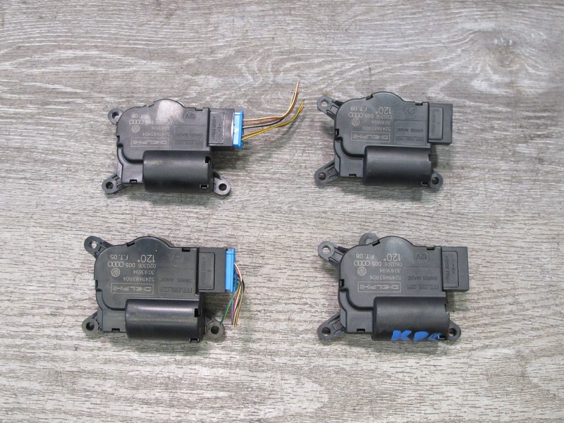2003-2010 PORSCHE CAYENNE 955 REAR A/C HEATER FLAP DOOR ACTUATOR MOTOR SET OF 4
