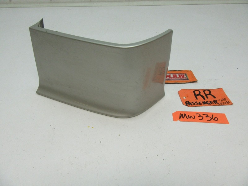 SAAB 900 9-3 QUARTER PANEL FILLER TRIM REAR BUMPER COVER MOLDING SILVER RR R