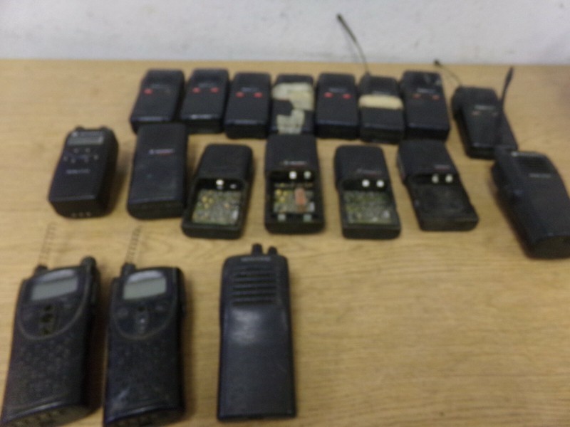 Lot of 18 Radios Motorola Radius SP50 SP10 CP150 CP100 CP125 Kenwood TK-360G