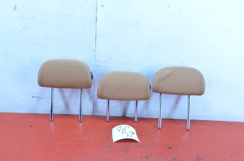 22-24 BMW i4 GRAN COUPE G26 REAR RIGHT / CENTER / LEFT SEAT HEADREST SET OEM