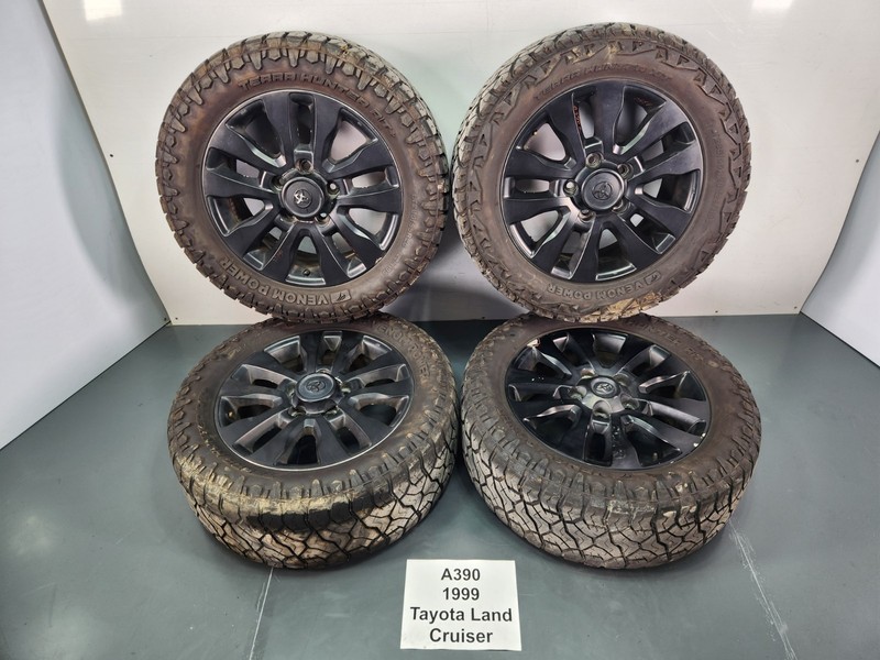 ✅ 98-07 OEM Toyota Land Cruiser J100 Front Rear Wheel Rims 20X8.5J ET58 W/ Tires