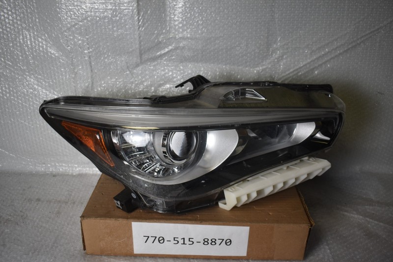 INFINITI Q50 HEADLIGHT RIGHT SIDE 2014-2017 FACTORY OEM
