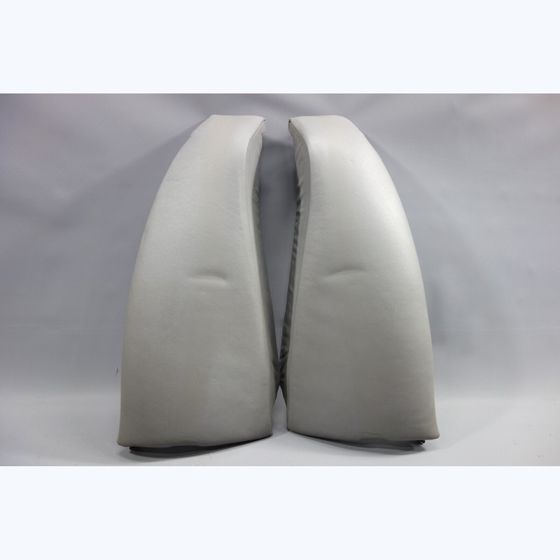 1999-2005 BMW E46 3-Series Sedan 4dr Rear Backseat Side Bolster Pair Grey OEM
