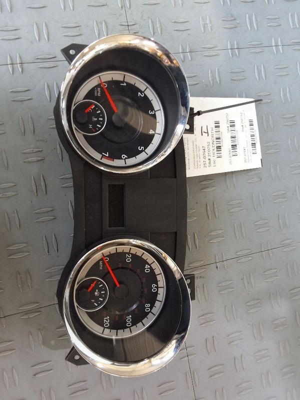 Speedometer Cluster 120 MPH Brushed Metallic Trim Fits 14 CARAVAN 3501034