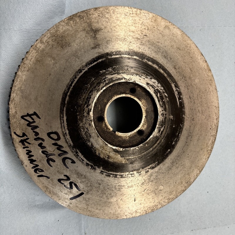 OMC Johnson Evinrude Skimmer Vintage Snowmobile 251 Engine Flywheel Good