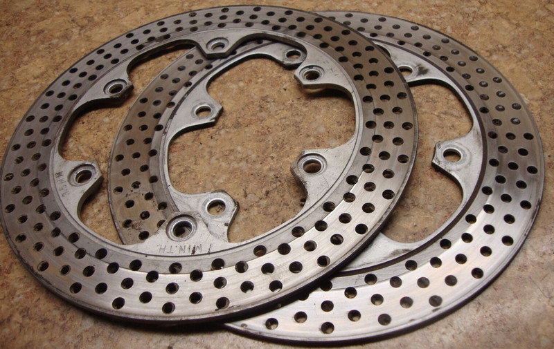 1990 Honda CBR600 F CBR 600 600F CBR600F Front Disk Brake Rotors Set E9