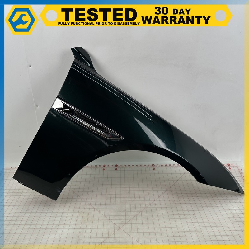17-20 JAGUAR XE FRONT RIGHT PASSENGER SIDE FENDER WING Green OEM