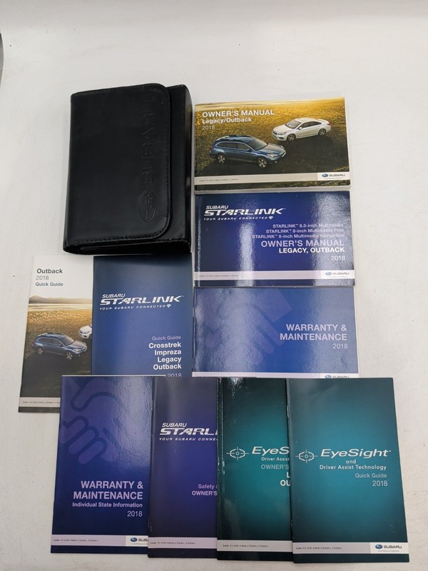 2018 SUBARU LEGACY OUTBACK OWNERS MANUAL NAVIGATION PREMIUM LIMITD SPORT TOURING