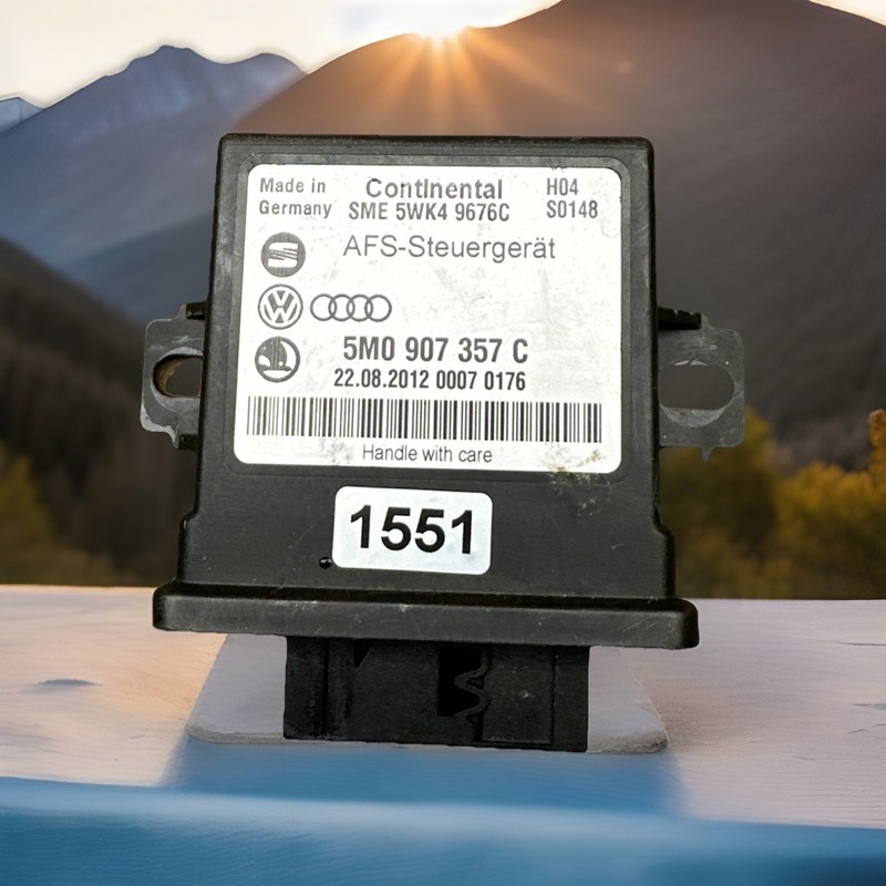 ✅ 10-14 VW GOLF TDI MK6 HEADLIGHT LAMP CONTROL MODULE UNIT 5M0907357C OEM✅