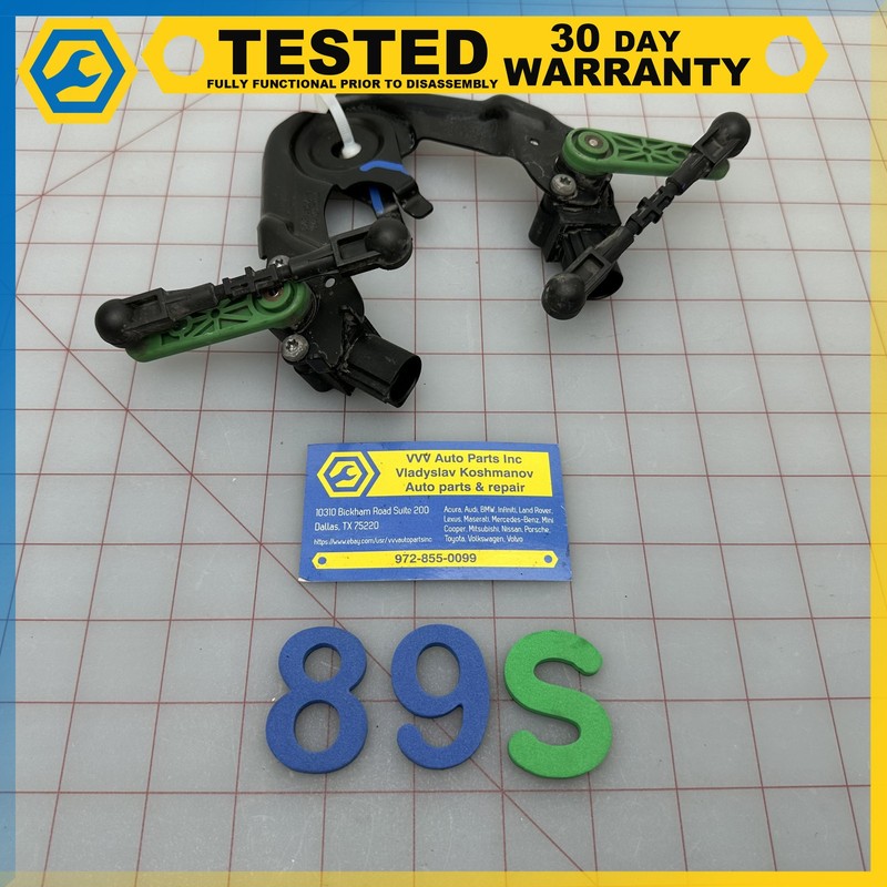 11-18 Audi S8 A8 Quattro REAR LEFT RIGHT SUSPENSION HEIGHT LEVEL SENSOR PAIR OEM