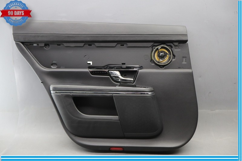 10-18 Jaguar XJL X351 Rear Left Driver Side Interior Door Trim Panel Black Oem