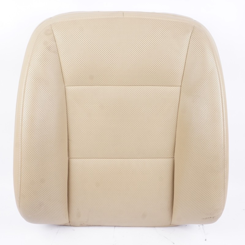 10-13 Mercedes W221 S550 S400 Front Right Top Upper Seat Cushion Beige OEM