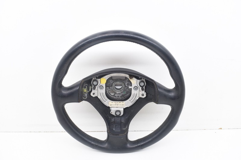 2001 Audi TT Convertible Leather Steering Wheel Black OEM KW89