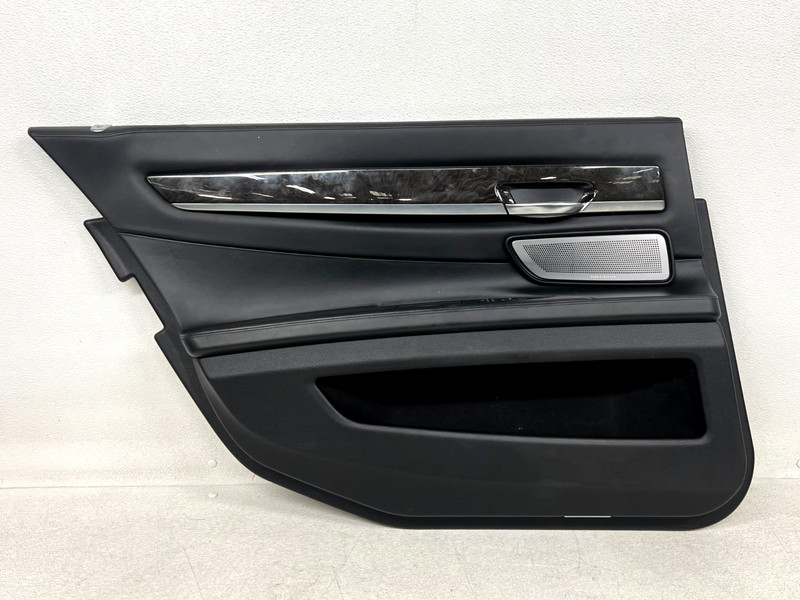 ⭐2009-2015 BMW 7-SERIES REAR LEFT DRIVER INTERIOR DOOR TRIM PANEL OEM LOT2676