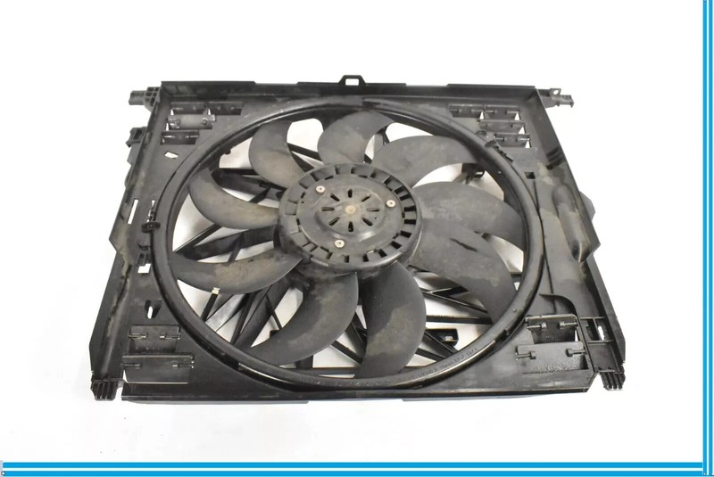 09-15 BMW F02 750Li Engine Cooling Radiator Fan Motor W/ Shroud 17427575258 OEM