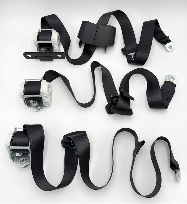 ✅13-24 RAM 1500-3500 UNLOCKED RETRACTOR REAR SEAT BELT CENTER LEFT RIGHT SET OEM