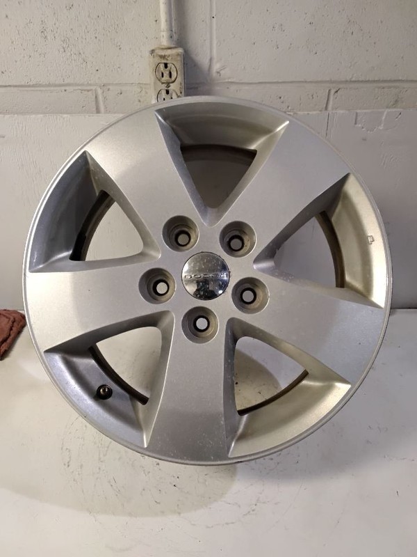 2011-2020 Dodge Caravan Wheel Rim 17x6-1/2 Aluminum 5 Solid Spoke
