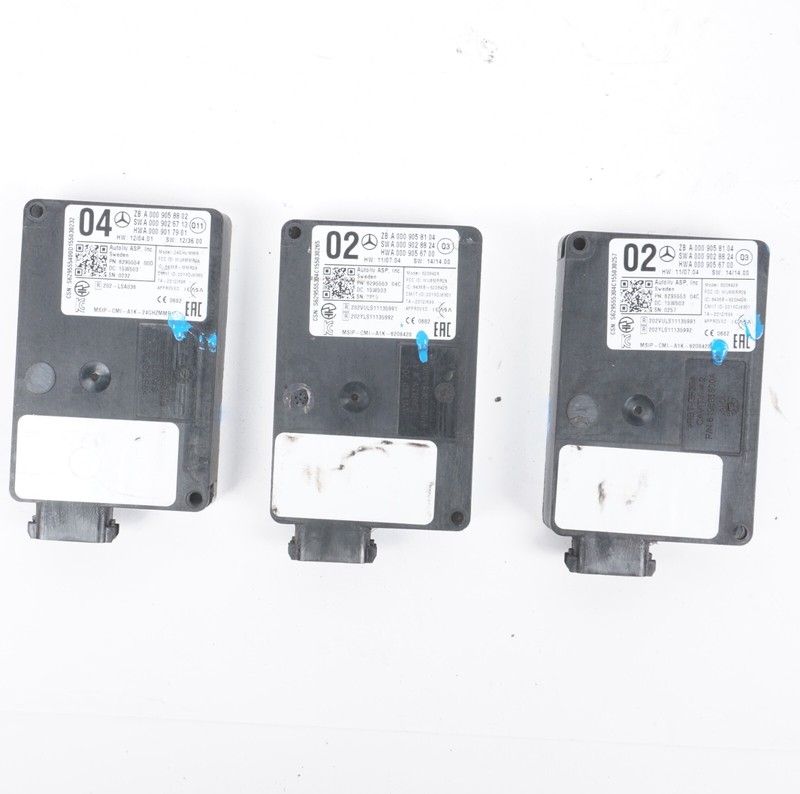 14-20 Mercedes S550 W222 Blind Spot Radar Distance Sensor Module Set of 3 OEM