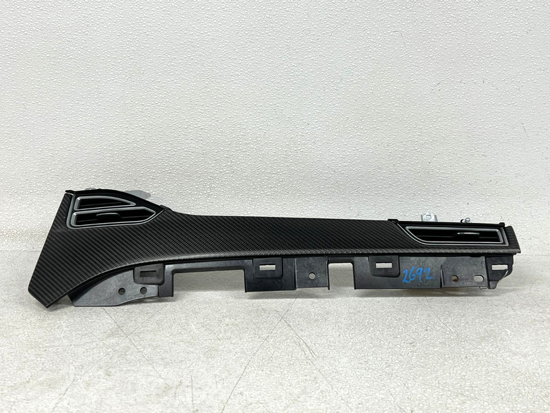 ⭐2016-2020 TESLA MODEL X RIGHT DASH PANEL MOLDING W/ AIR VENT CARBON OEM LOT2692