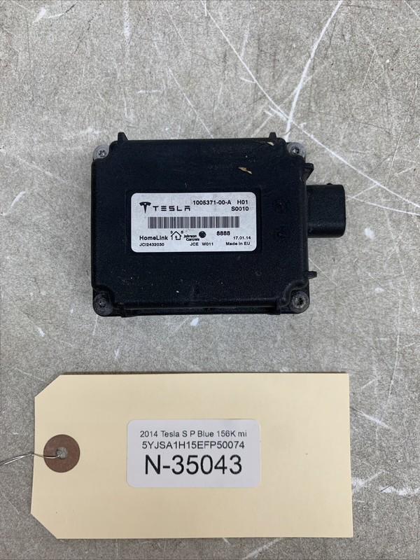 ⚡️12-15 TESLA MODEL S HOMELINK GARAGE OPENER CONTROL MODULE W/BRACKET 35043 B123