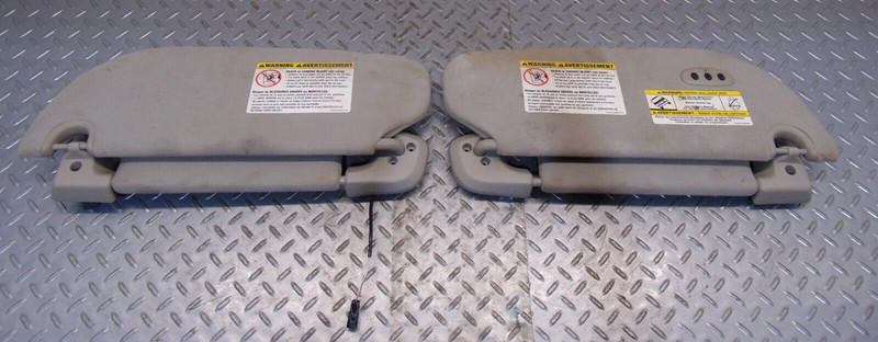07-14 Lincoln Navigator Expedition - Sunvisor Shade Set Sun Visors Homelink Tan