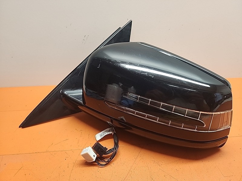 2010MERCEDES E350LEFT SIDE VIEW MIRROR BLACK OEM Sedan Memory W/O Auto Fold