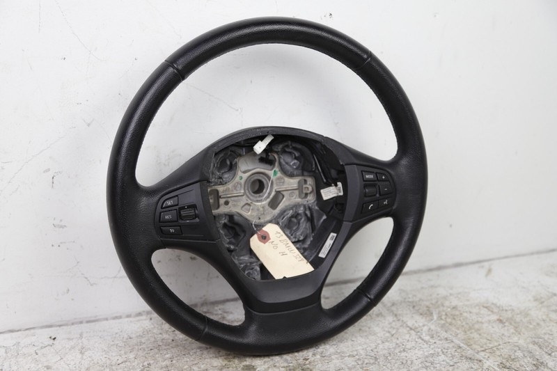 BMW 2 3 4 Series Steering Wheel Leather Black Non-Sport OEM - No Shifters