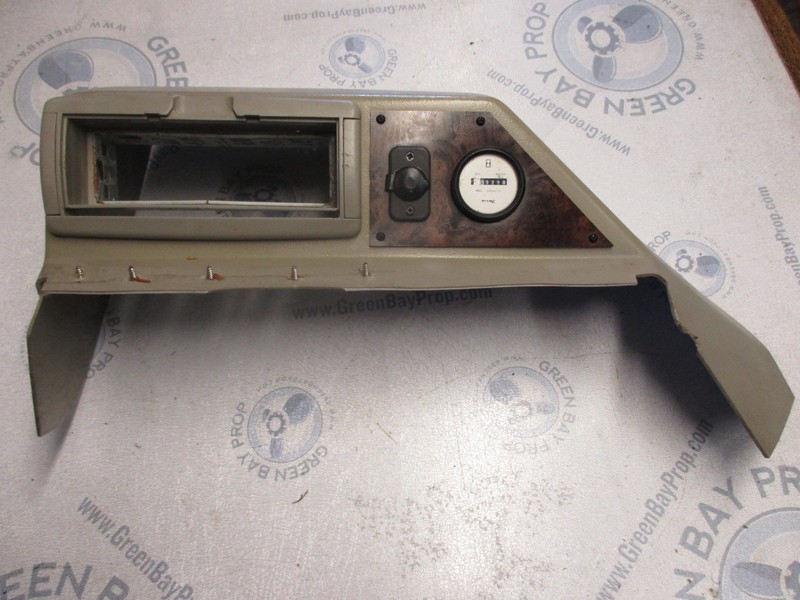 1998 Glastron GS Dash Panel Section With Hour Gauge