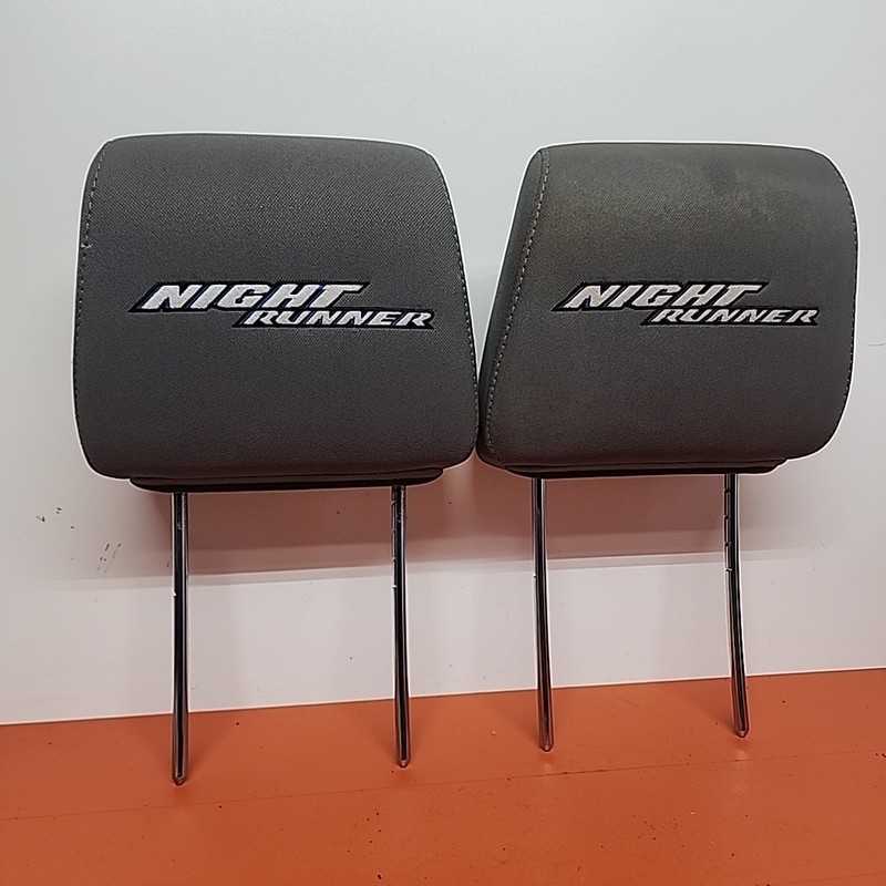 2006 - 2008 Dodge Ram 1500 NIGHT RUNNERFront Headrest CLOTH Set Pair 2 OEM