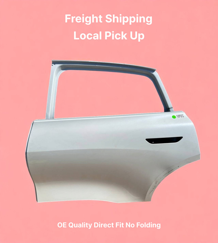 ✅ 22-24 Lucid Air Rear Left Driver Side Door Shell White w/dent