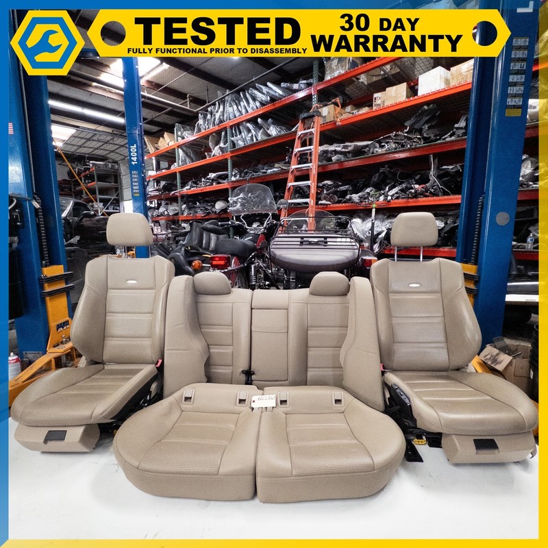 12-18 MERCEDES-BENZ CLS63 AMG COMPLETE LEATHER INTERIOR SEAT BEIGE SET OEM