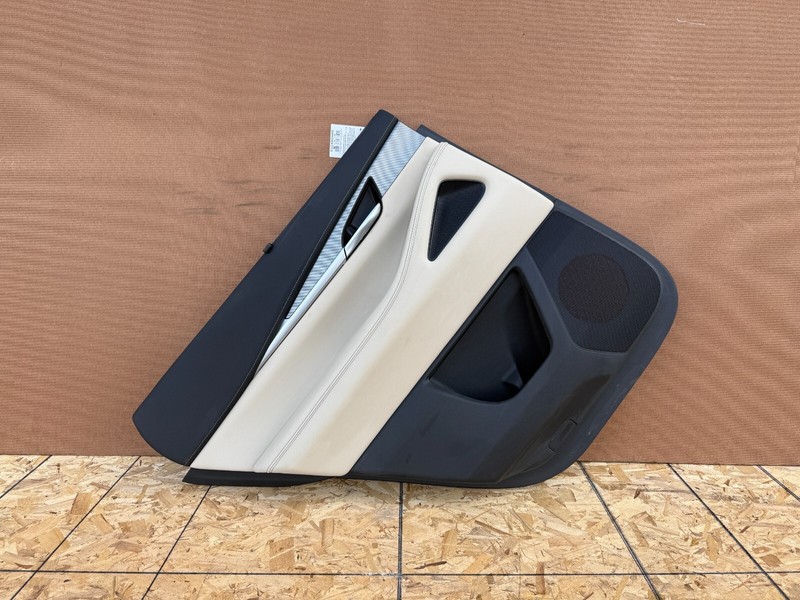 INFINITI QX60 2022-2025 OEM REAR LEFT DRIVER DOOR PANEL ASSEMBLY (TAN/BLACK)
