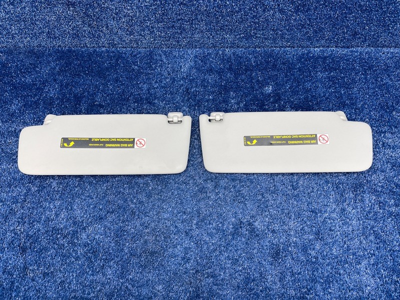 2015-2020 AUDI A3 QuattroFront LEFT & RIGHT Side Sun Visor W/ Mirror OEM 88K