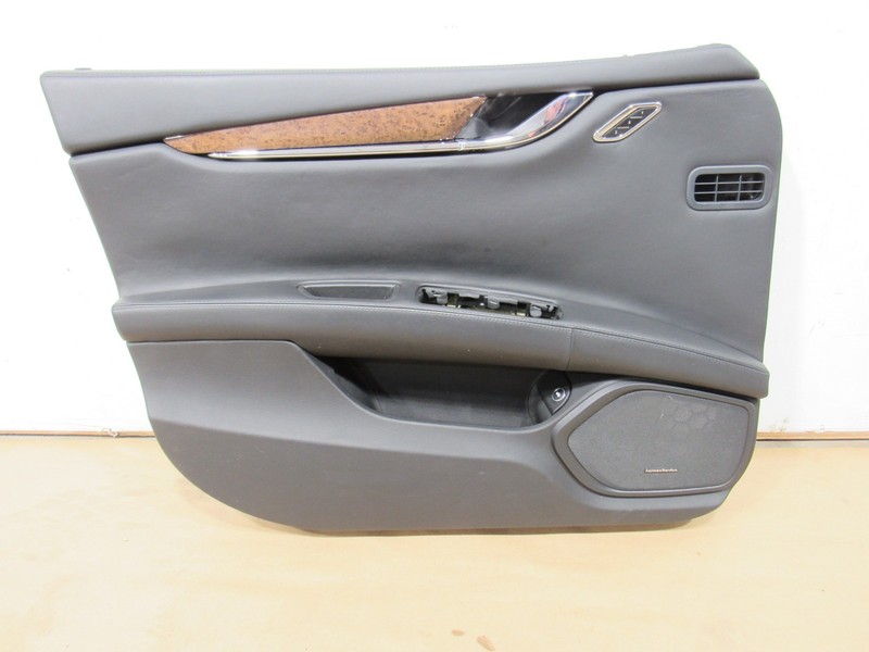 14-19 Maserati Quattroporte 2016 Front Left Driver Door Cover Trim Panel ;:A