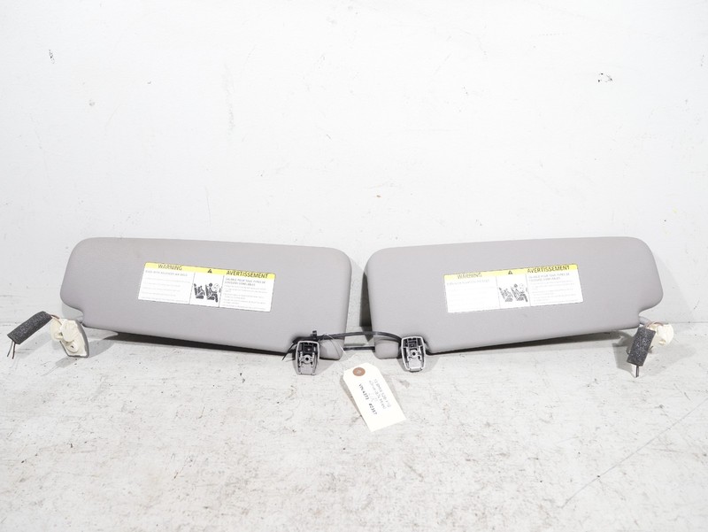 2011-2016 BMW F10 Left and Right Side Sun Visor Shade Panel Gray Set OEM 87K