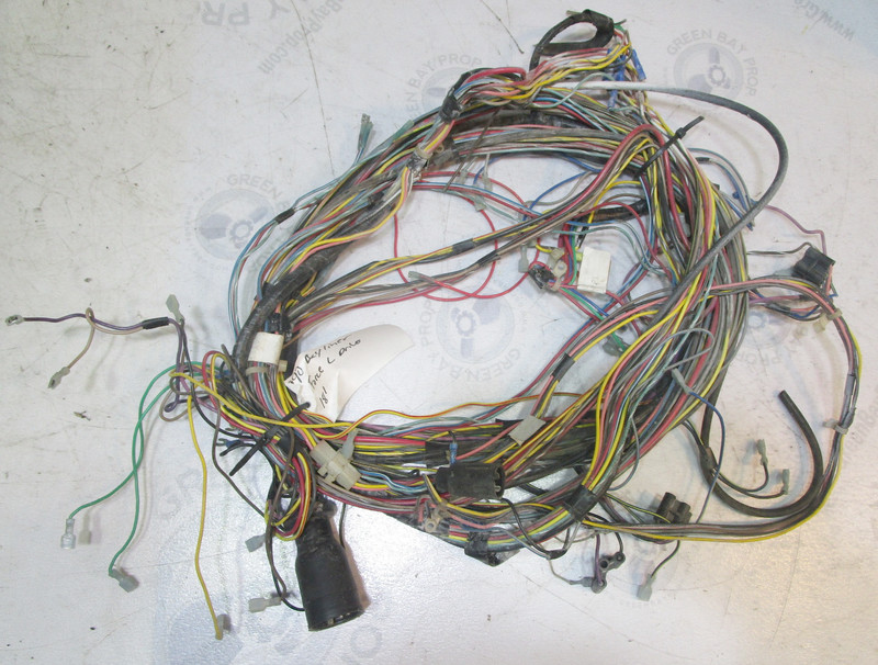 1990 Bayliner Capri Force L-Drive 90 Hp 18' Ft Engine to Dash Wire Harness 9 Pin